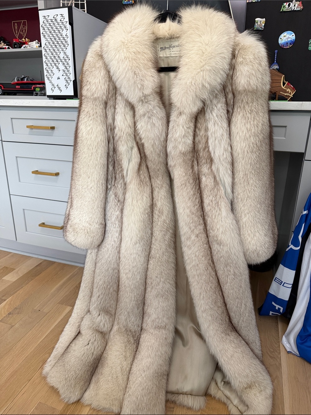 Vintage Full-Length Natural Sable Fur Coat